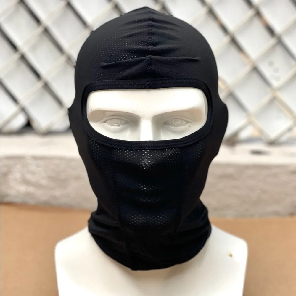 Motorcycle riding helmet liner beanie sun protection face mask